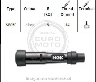 Pipa de Bujía NGK SB05F