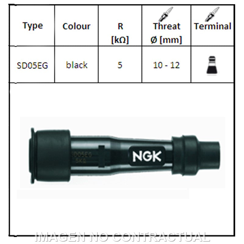 Pipa Bujía NGK SD05EG
