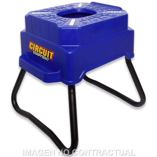 Caballete Circuit cubic H. 42 cm Azul/Blanco