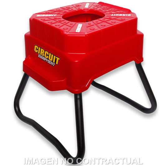 Caballete Circuit cubic H. 42 cm Rojo/Blanco