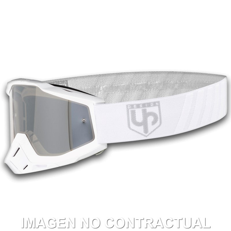 GAFAS UP DESIGN BOLD GOGGLE WHITE MIRROR LEN