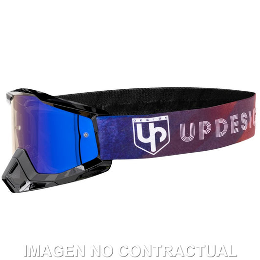 GAFAS UP DESIGN BOLD GOGGLE PATERN MIRROR LENS