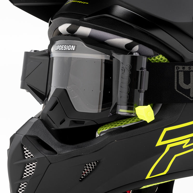 GAFAS UP DESIGN BOLD FILM SYSTEM GOGGLE BLACK CLEAR LENS