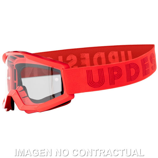 GAFAS UP DESIGN DYNAMITE GOGGLE RED CLEAR LENS