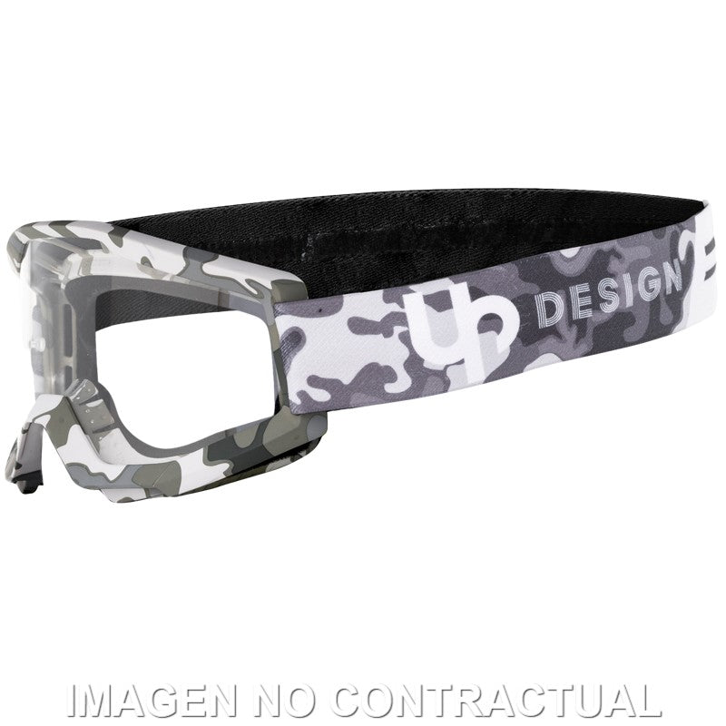 GAFAS UP DESIGN DYNAMITE GOGGLE BLACK CAMO CLEAR LENS