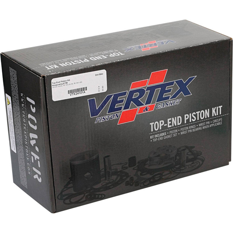 KIT PISTÓN VERTEX (A) KTM SX 150 (16/22) - 150 XC-W (18/20) - XC-W TPI (20) - HUSQVARNA TE 150 (17/19)