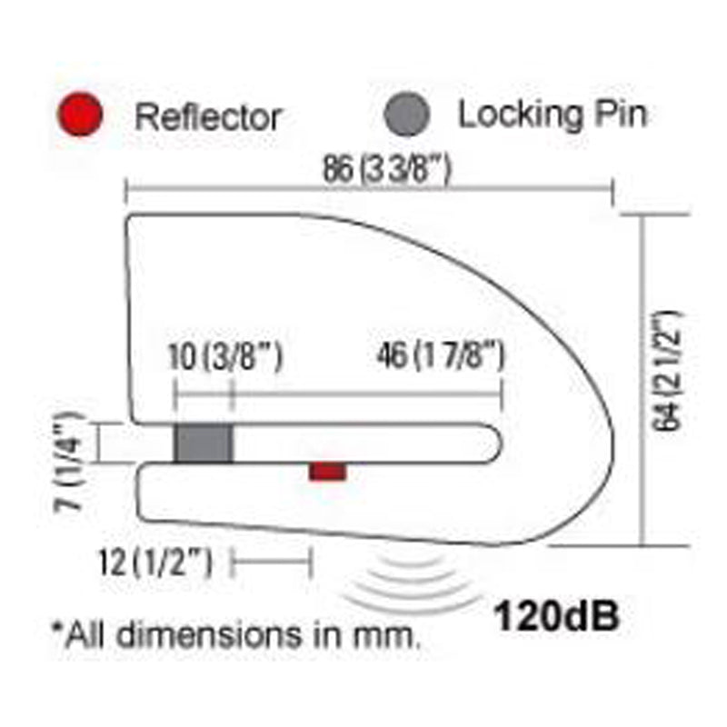 BLOQUEO DISCO XENA XX10 Color carbono 10 mm