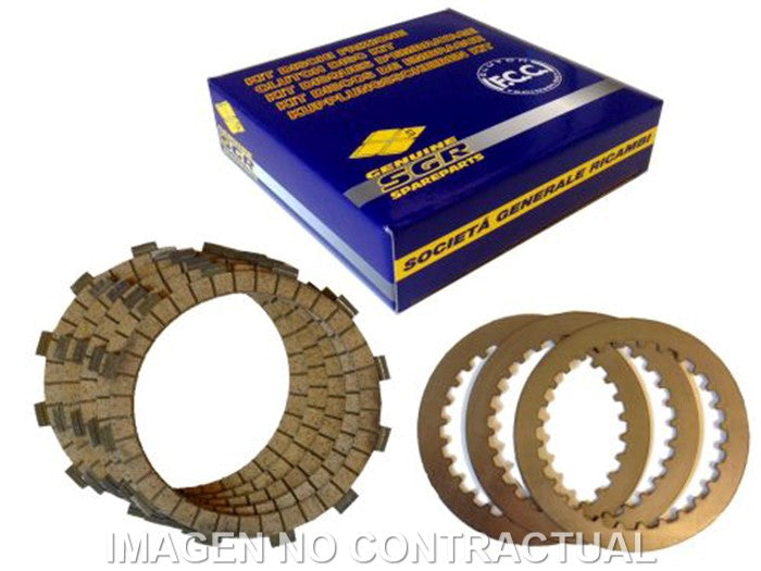 KIT DISCOS + SEPARADORES COMPLETO FCC SUZUKI GSX-R 600