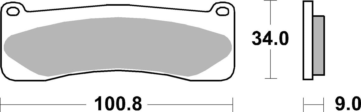 Pastilla de freno SBS P707-DS1